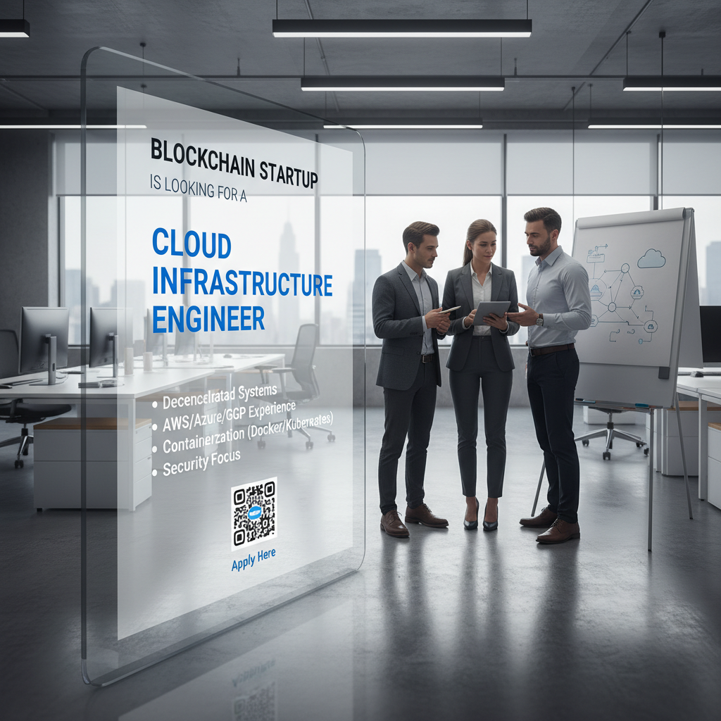 Blockchain Startup Looking for Cloud Infrastructure Engineer