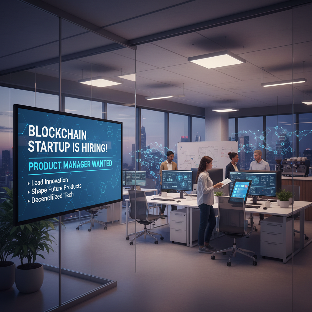 Blockchain Startup Looking for Product Manager 1