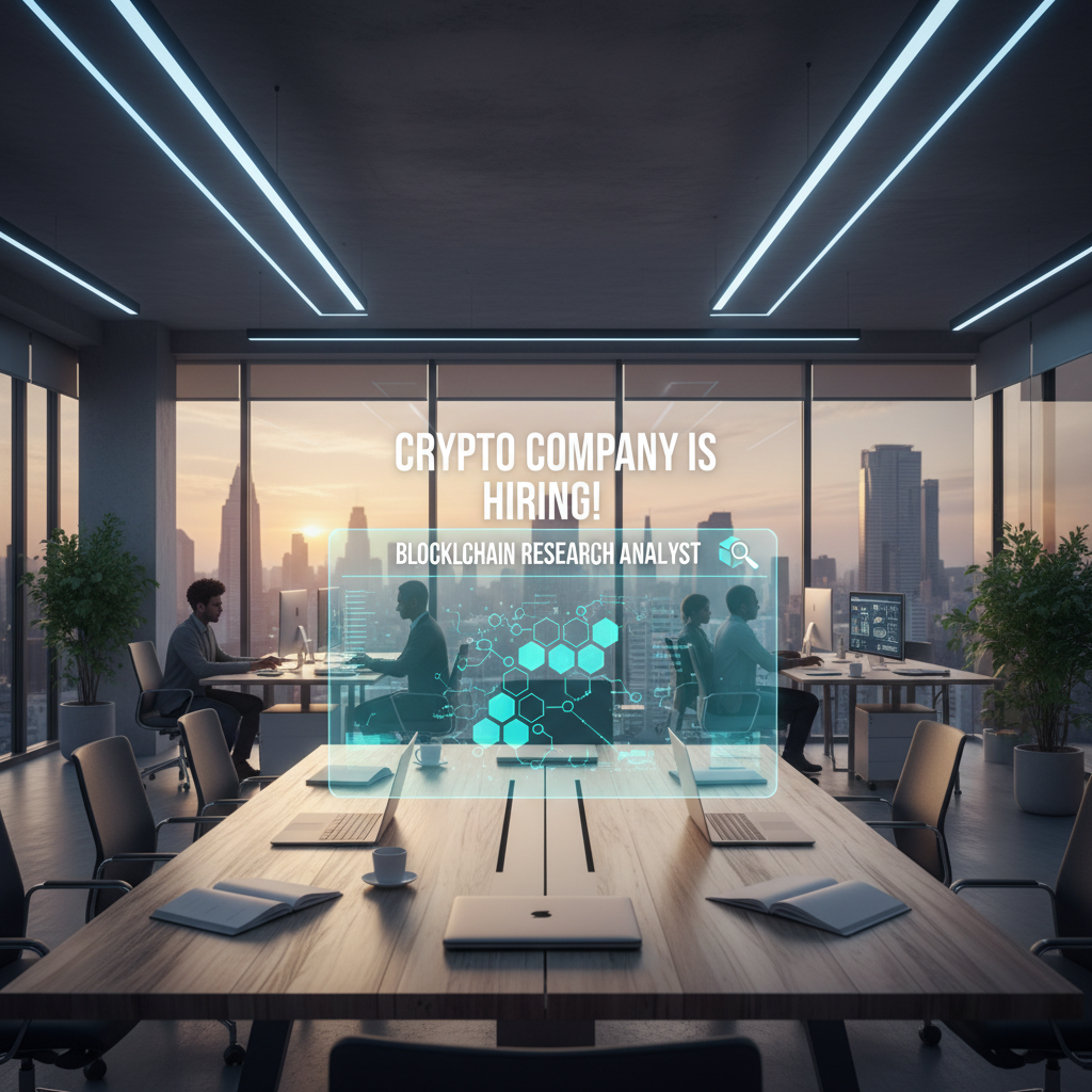 Crypto Company Hiring Blockchain Research Analyst 1