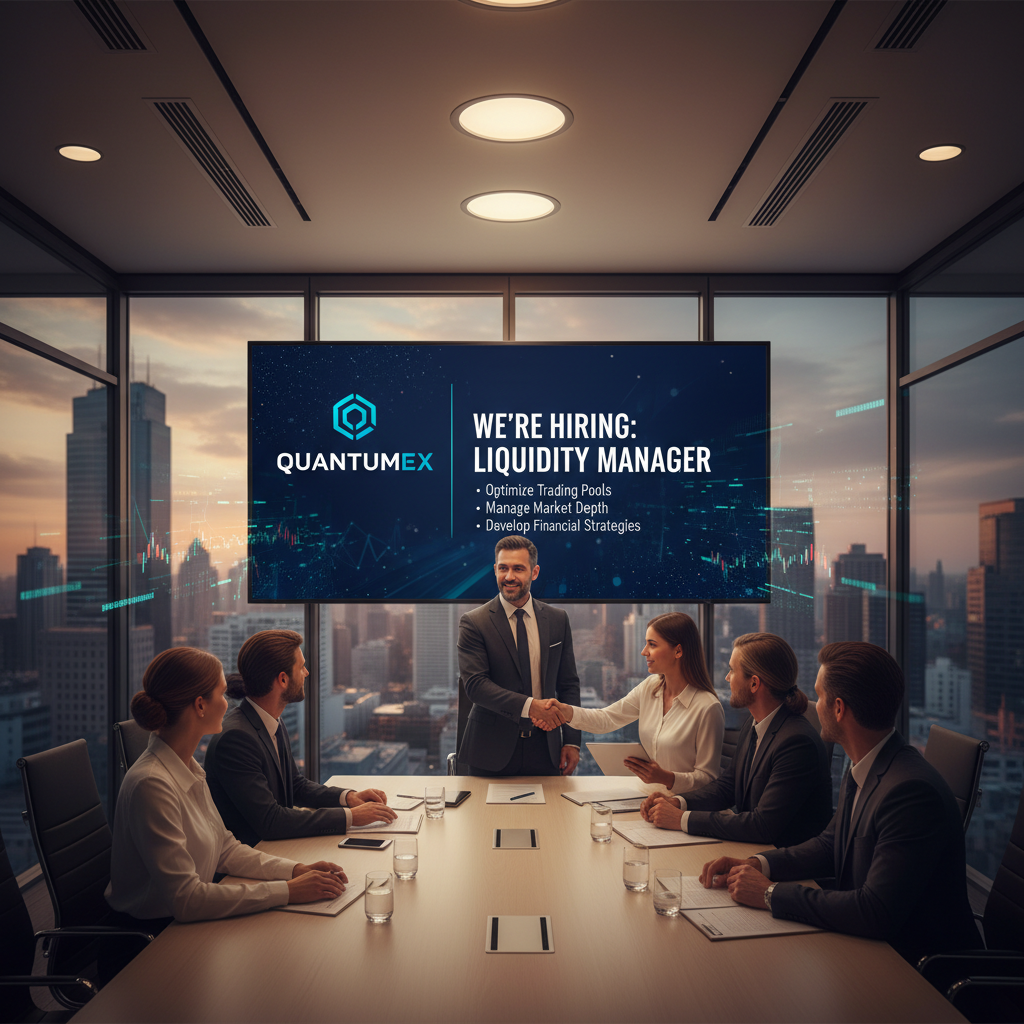 Crypto Exchange Hiring Liquidity Manager