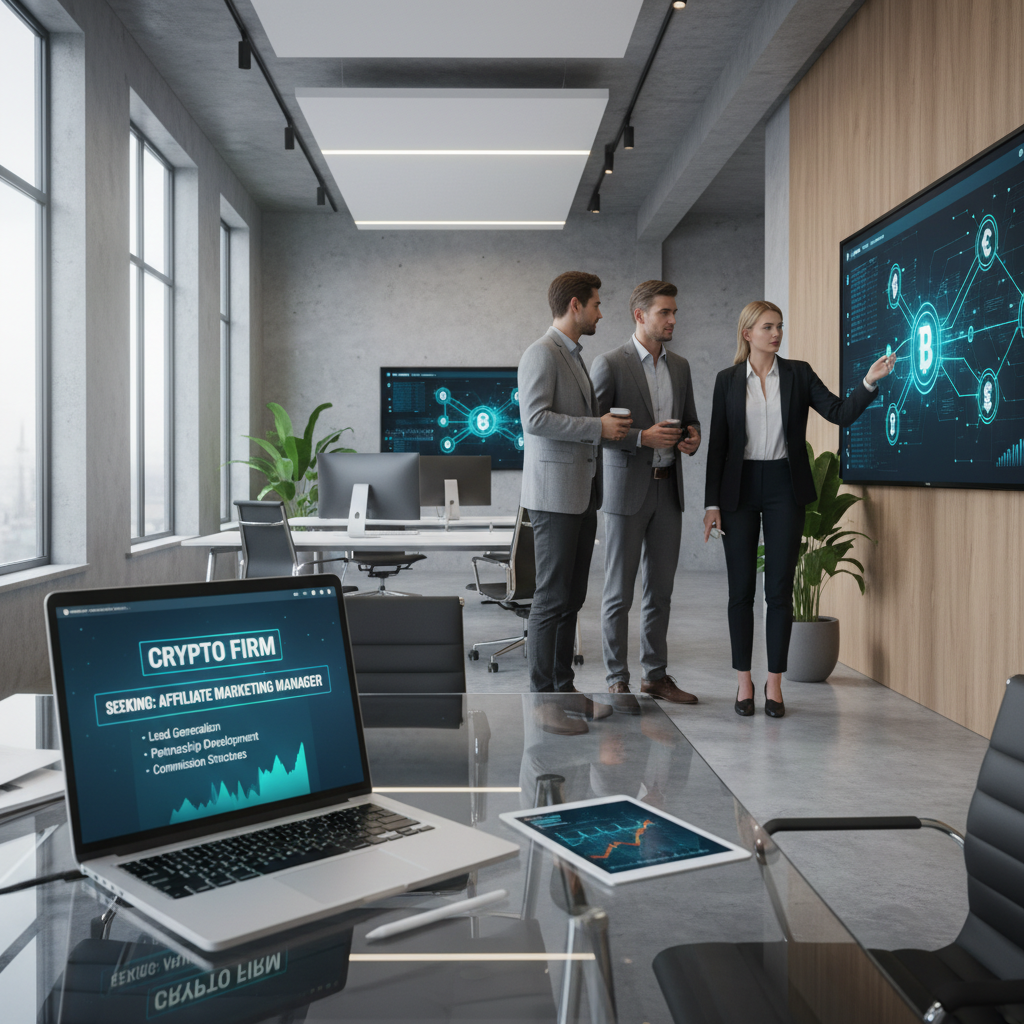 Crypto Firm Looking for Affiliate Marketing Manager 1