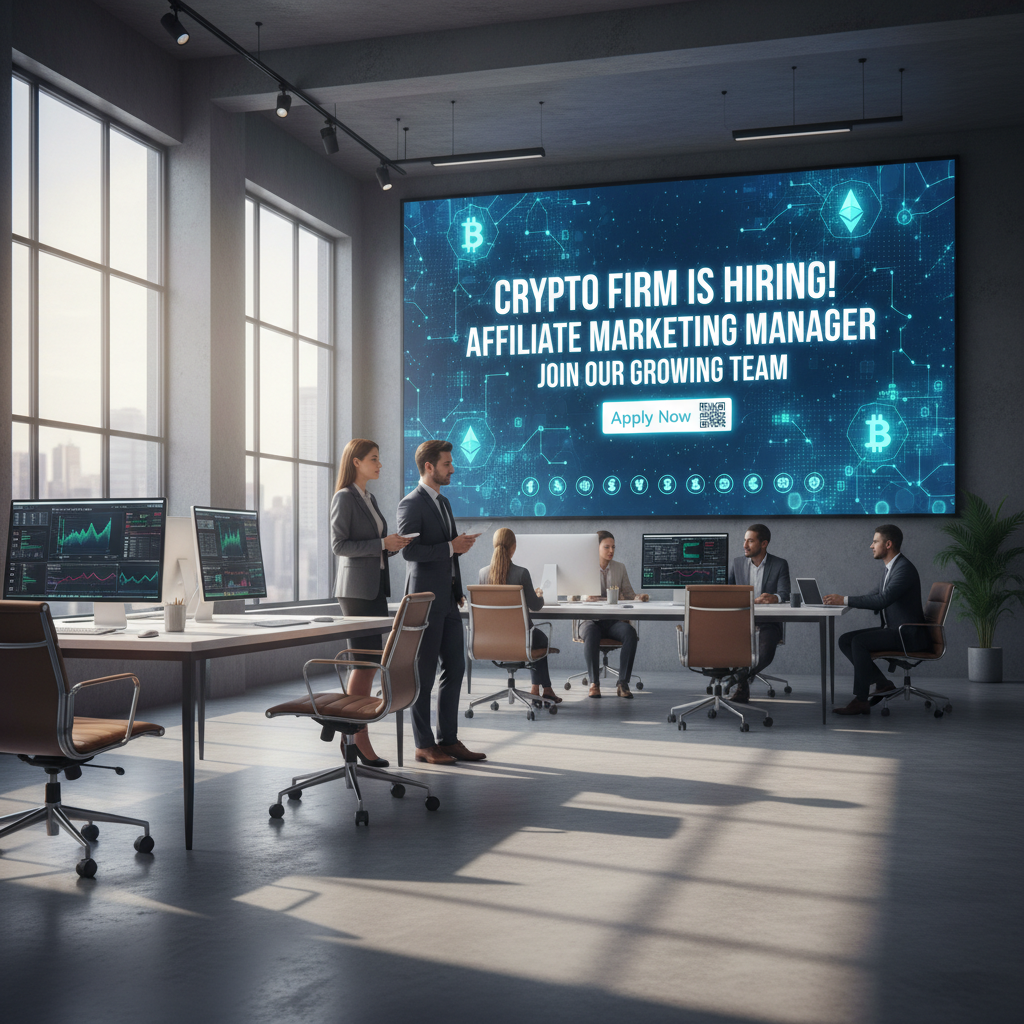 Crypto Firm Looking for Affiliate Marketing Manager