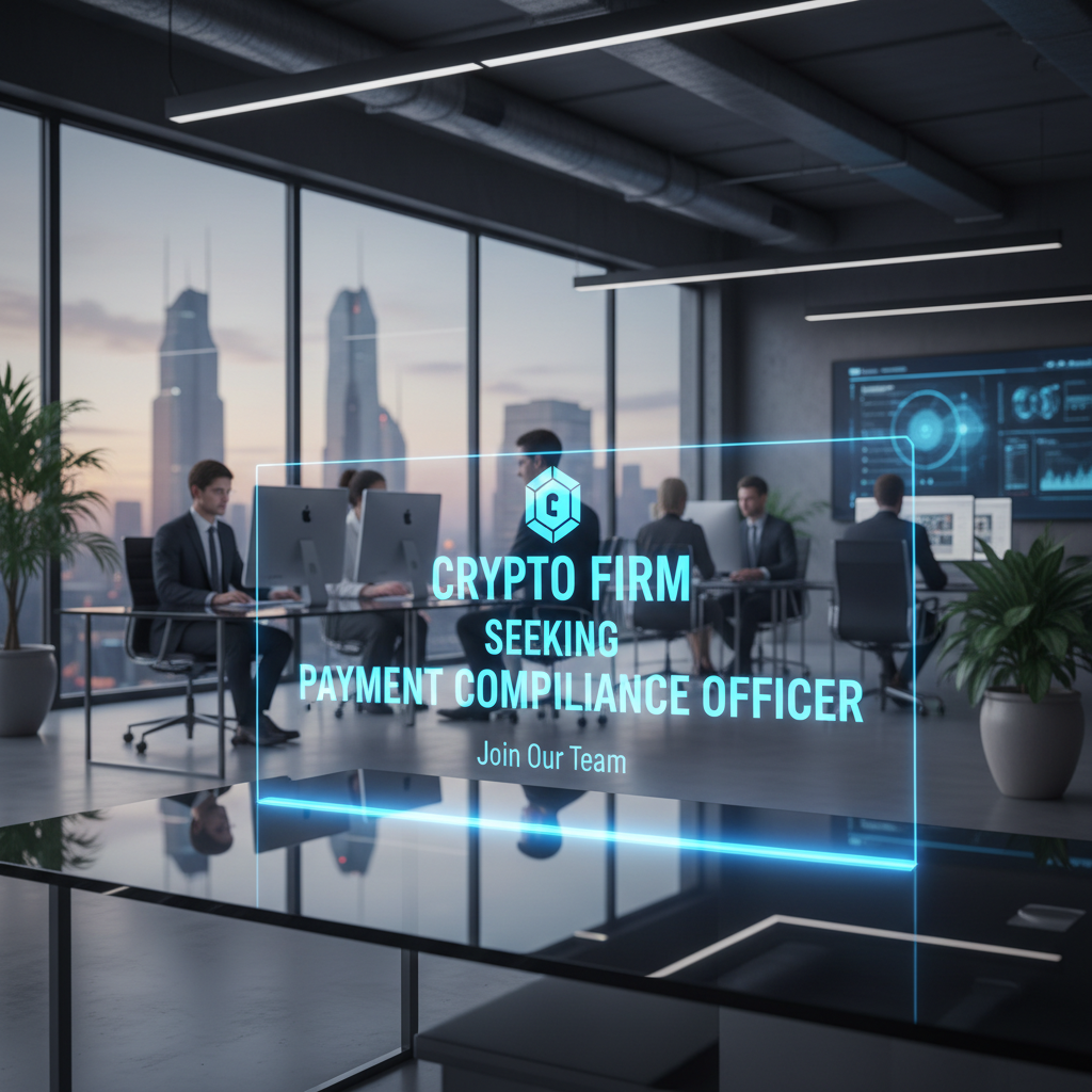 Crypto Firm Seeking Payment Compliance Officer 1