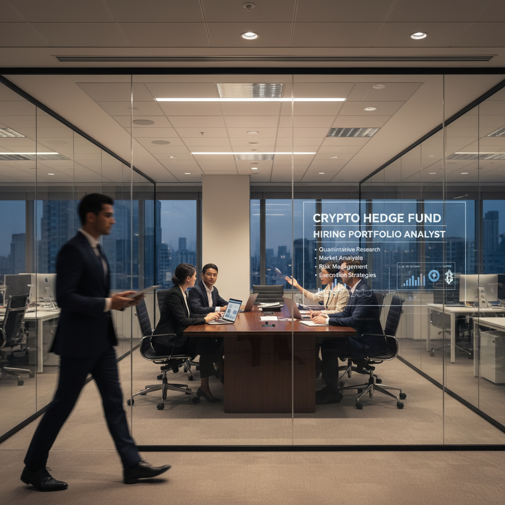 Crypto Hedge Fund Hiring Portfolio Analyst