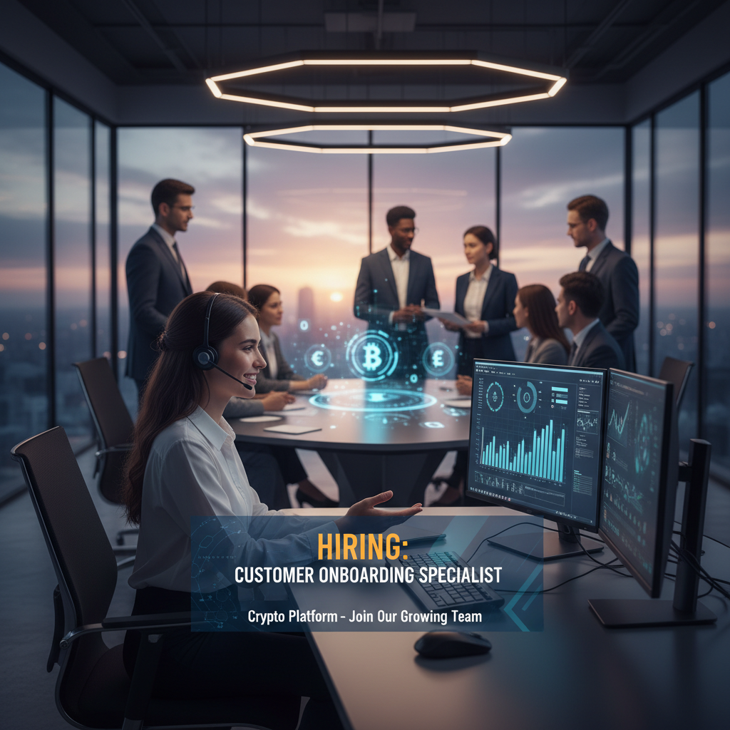 Crypto Platform Hiring Customer Onboarding Specialist