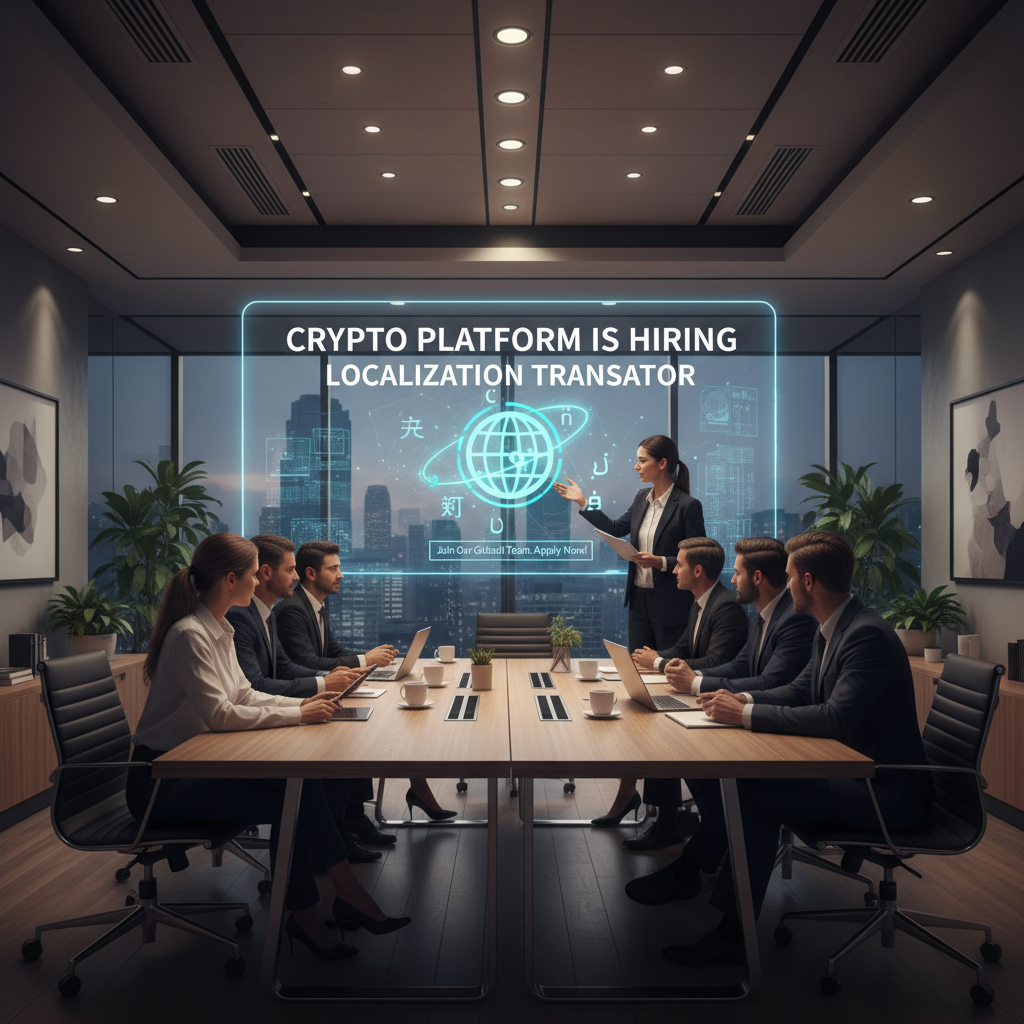 Crypto Platform Hiring Localization Translator