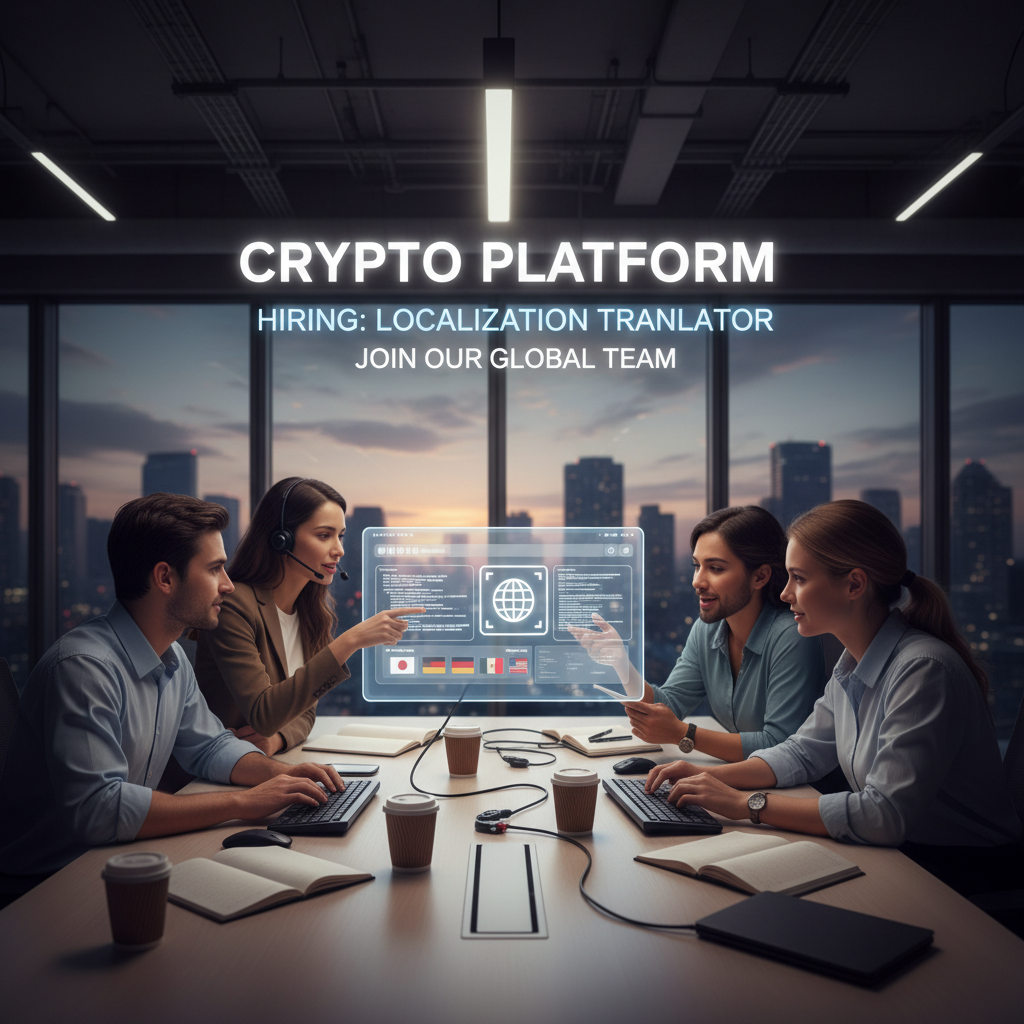 Crypto Platform Hiring Localization Translator