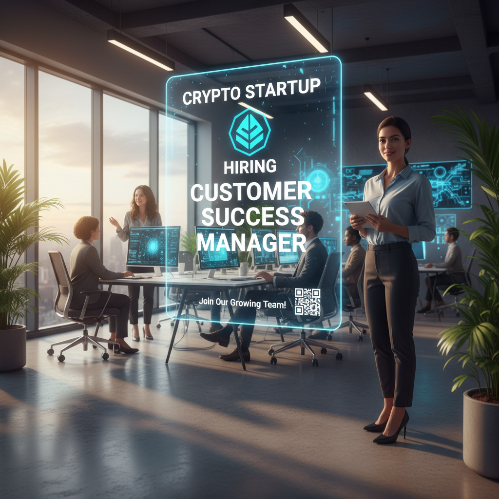 Crypto Startup Hiring Customer Success Manager 1