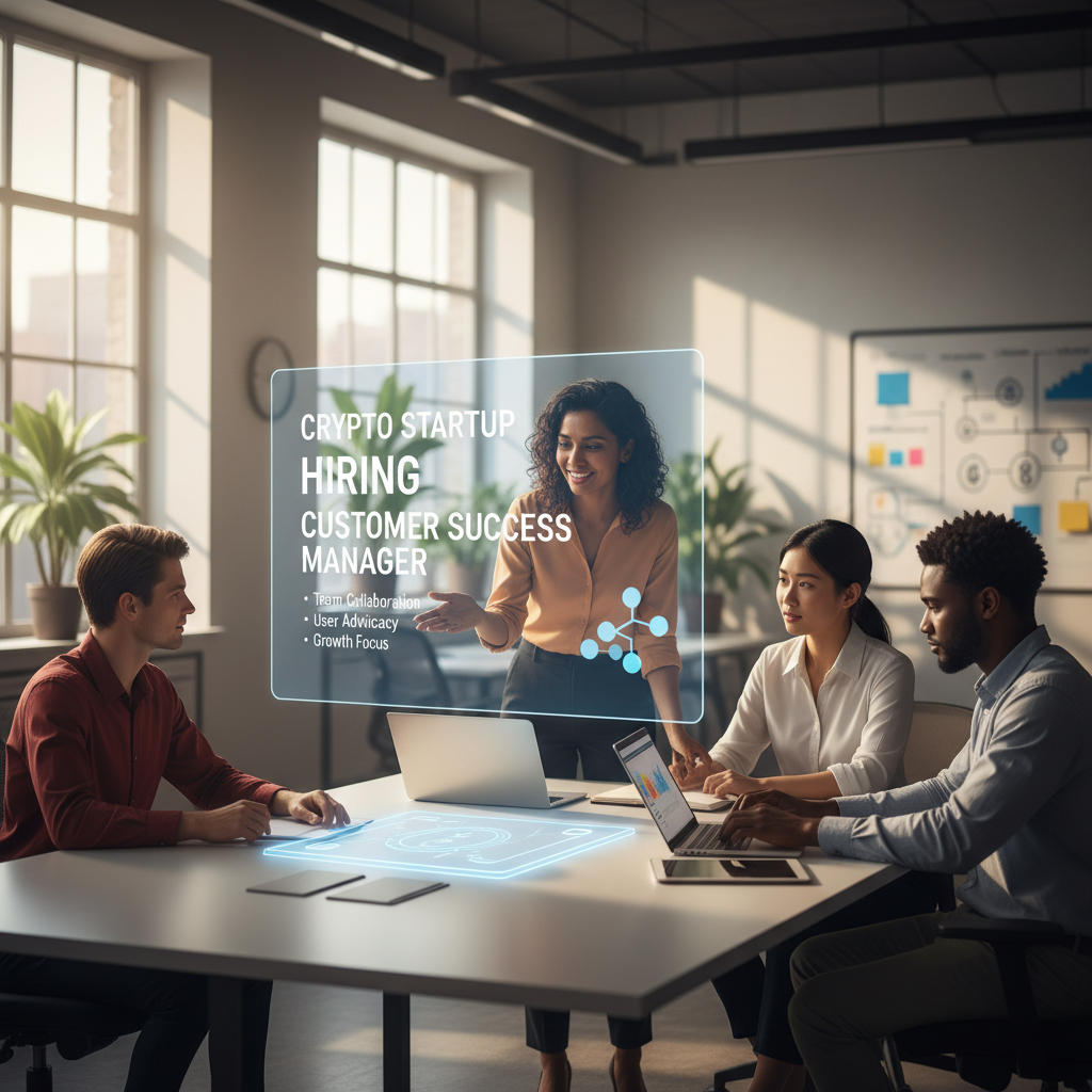 Crypto Startup Hiring Customer Success Manager
