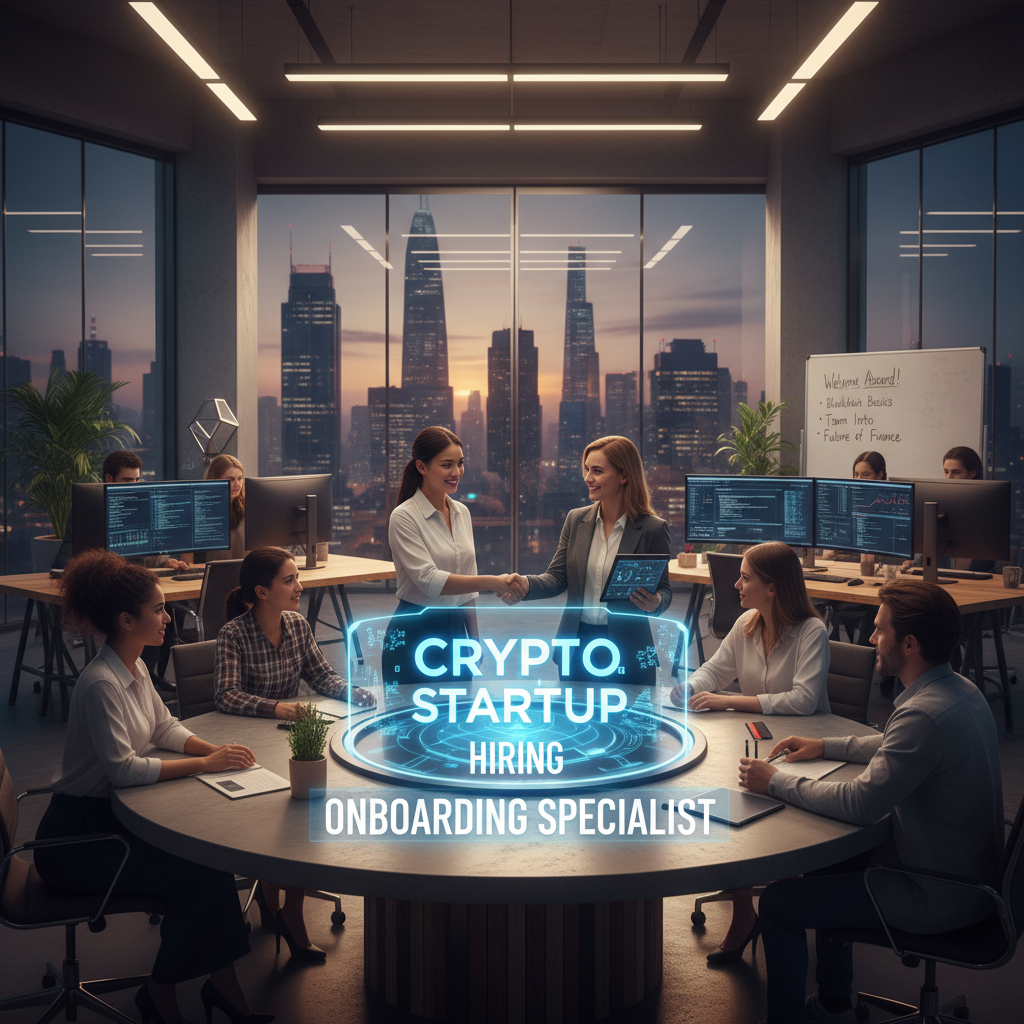 Crypto Startup Hiring Onboarding Specialist 1