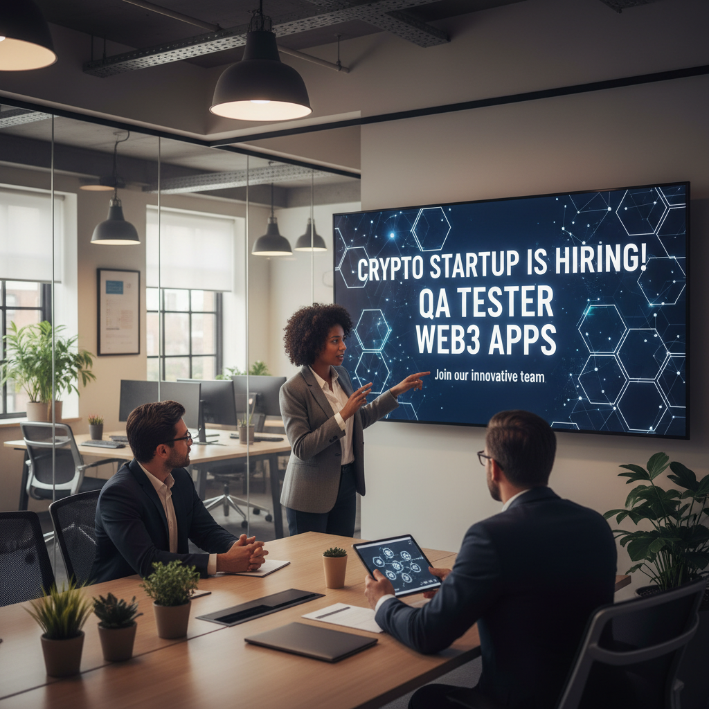 Crypto Startup Hiring QA Tester for Web3 Apps