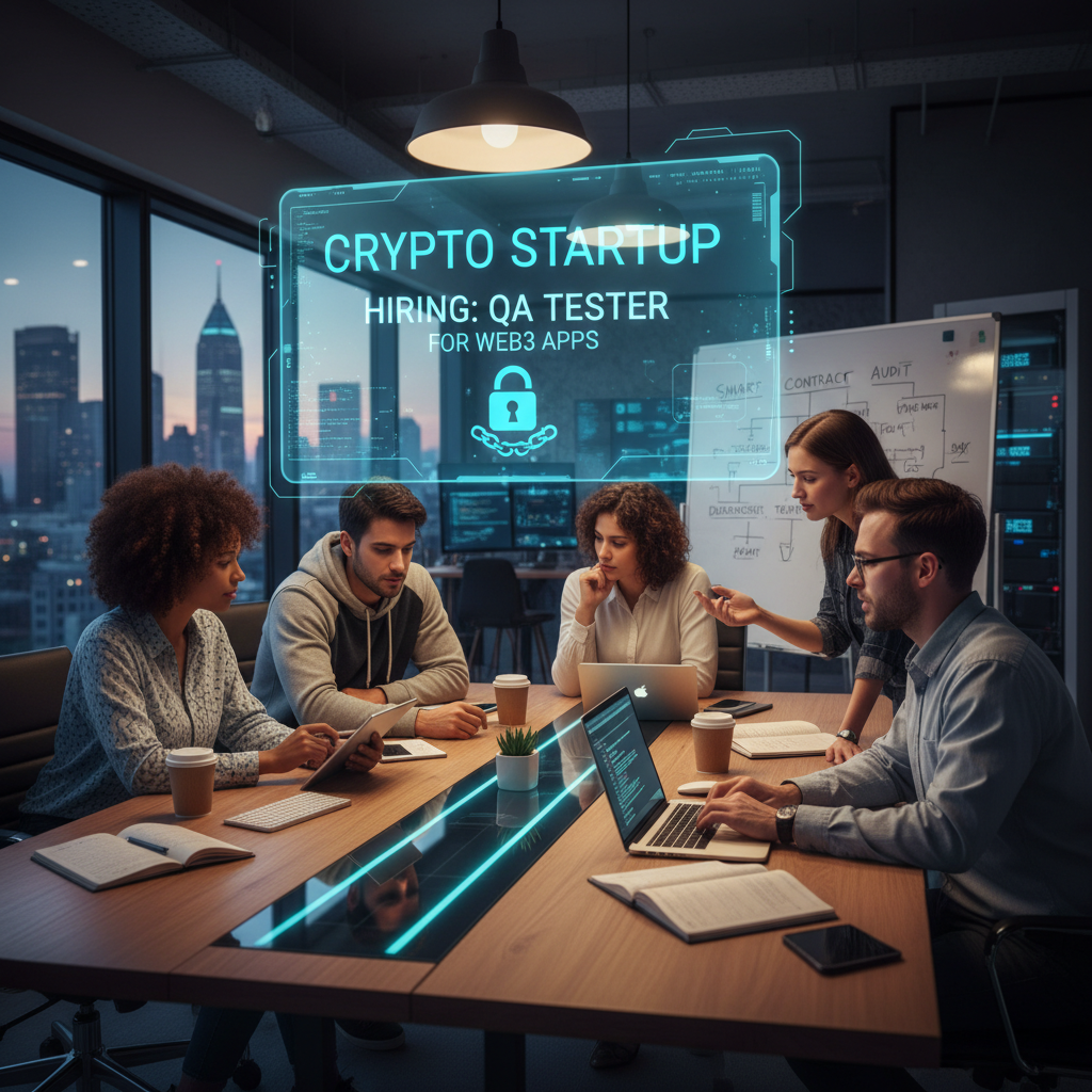 Crypto Startup Hiring QA Tester for Web3 Apps