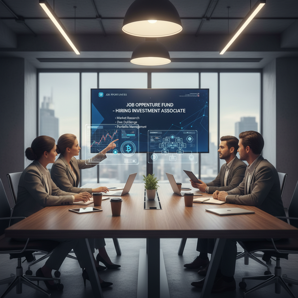 Crypto Venture Fund Hiring Investment Associate