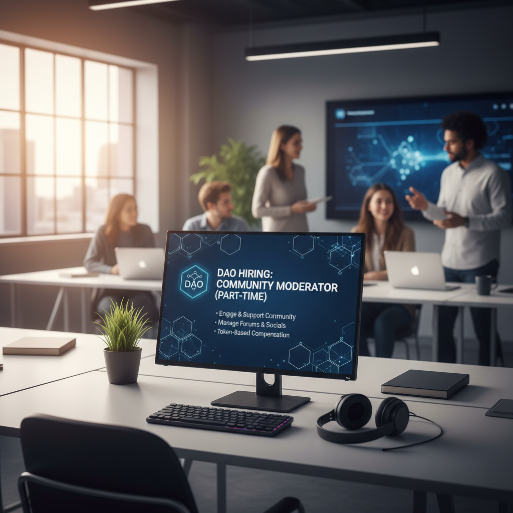 DAO Hiring Community Moderator (Part-Time) 1