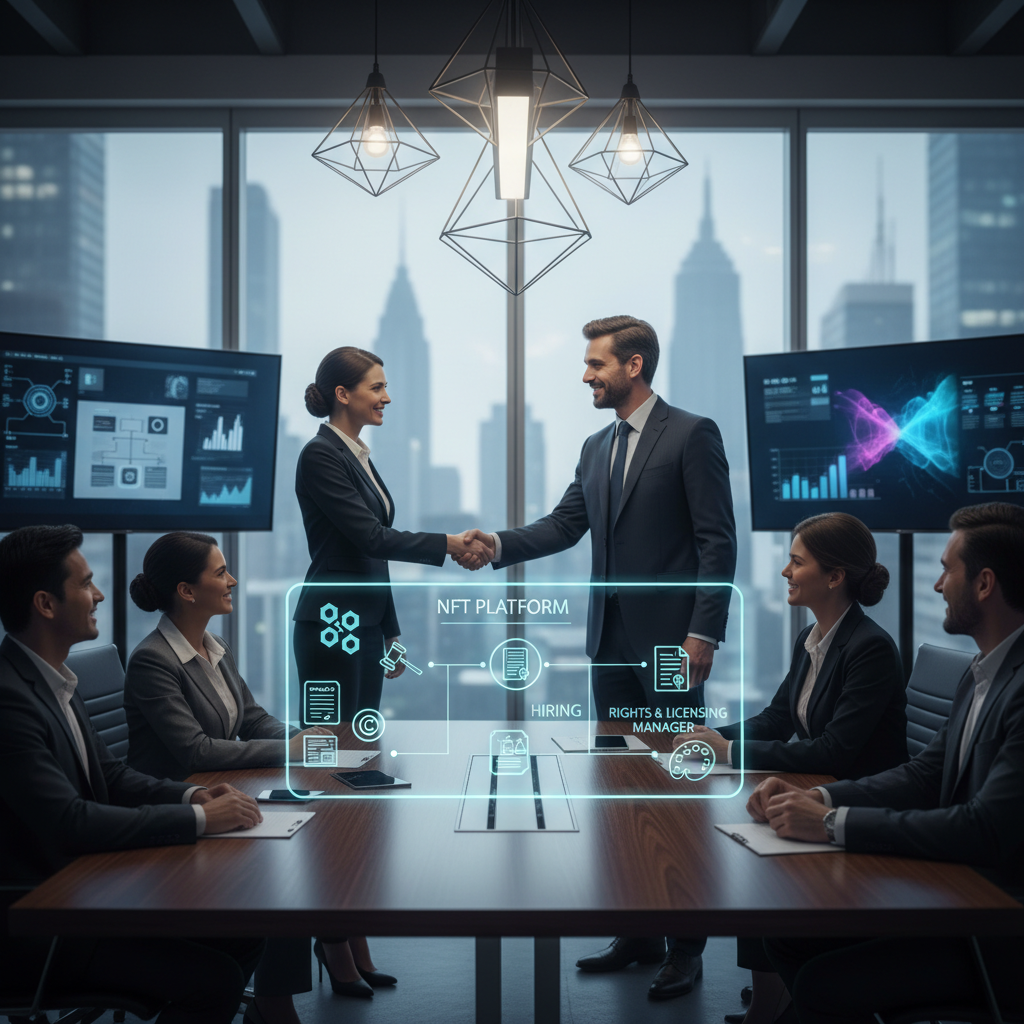 NFT Platform Hiring Rights & Licensing Manager 1