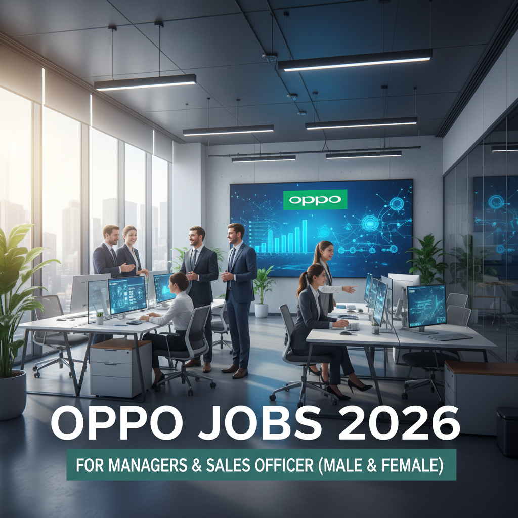 Oppo Jobs 2026 for Managers & Sales Officer (Male & Female) 1