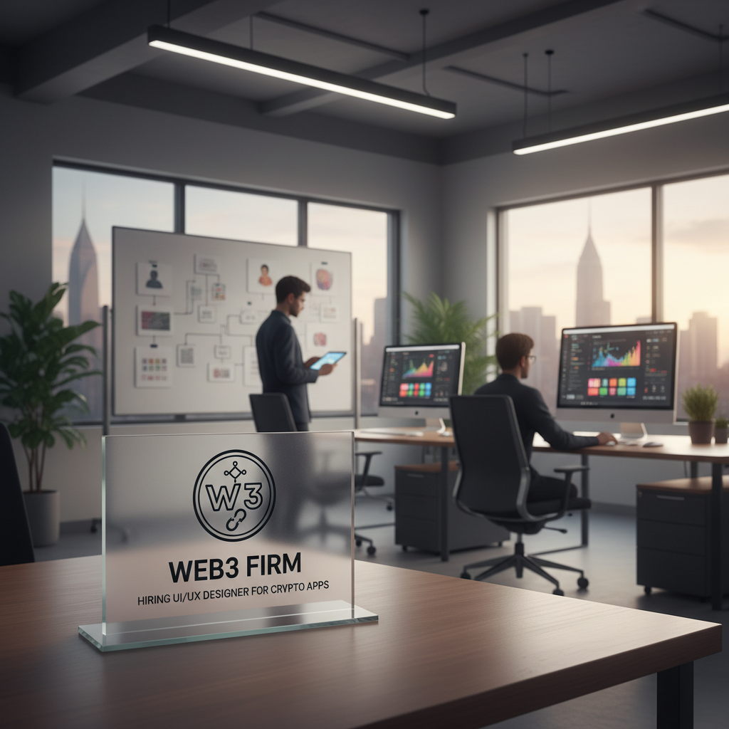 Web3 Firm Hiring UI/UX Designer for Crypto Apps 1