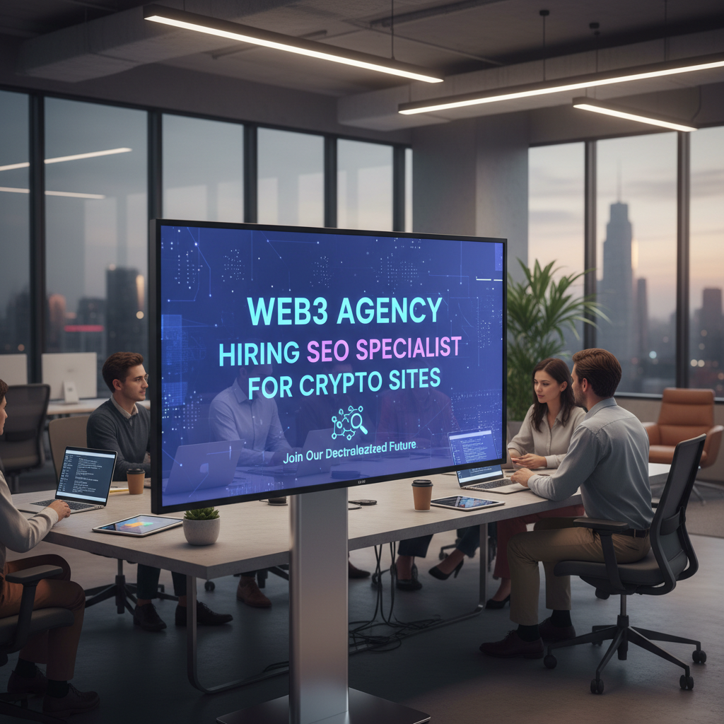 Web3 Agency Hiring SEO Specialist for Crypto Sites 1