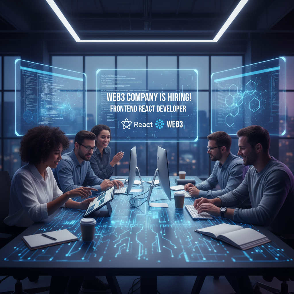 Web3 Company Looking for Frontend React Developer
