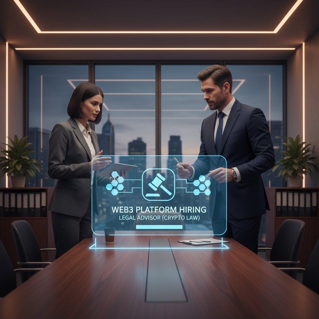 Web3 Platform Hiring Legal Advisor (Crypto Law)