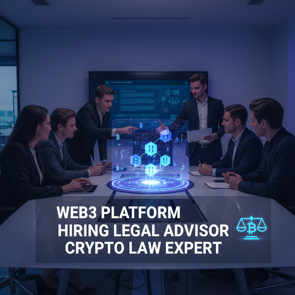 Web3 Platform Hiring Legal Advisor (Crypto Law)